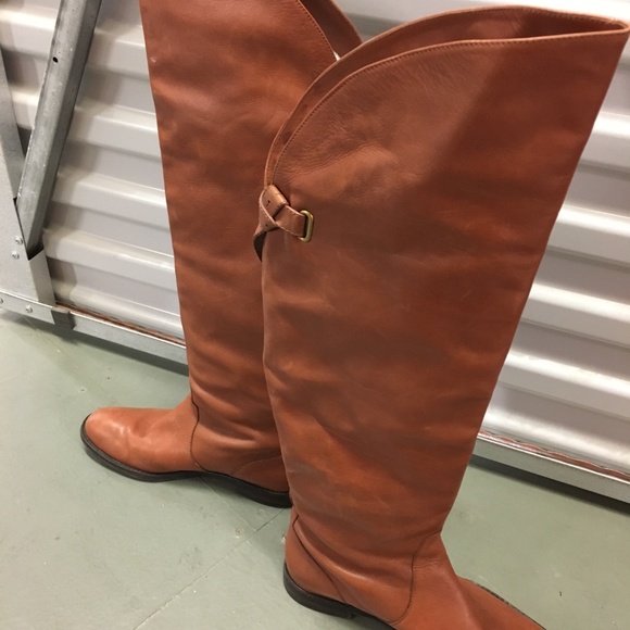 COACH Leather Over-the-Knee Flat Boot - Picture 3 of 4